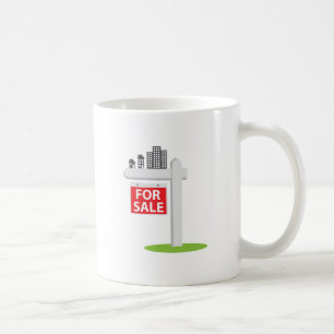 Für Verkaufs-Zeichen Kaffeetasse