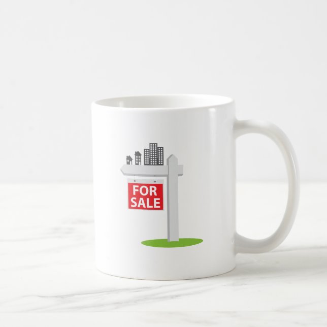 Für Verkaufs-Zeichen Kaffeetasse (Rechts)