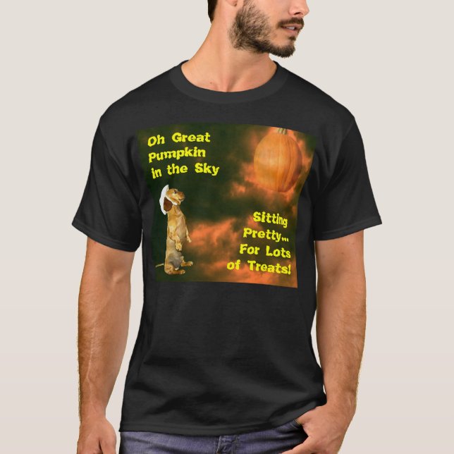Für viele Leckereien Hübsche Sitze T-Shirt (Vorderseite)