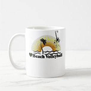 Für Volleyball-Fans Beachvolleyball Trendy Kaffeetasse