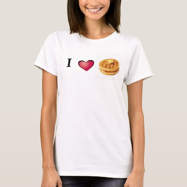 Für Waffel-Liebhaber T-Shirt (Vorderseite)