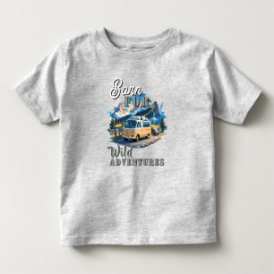 Für wilde Abenteuer geboren Kleinkind T-shirt