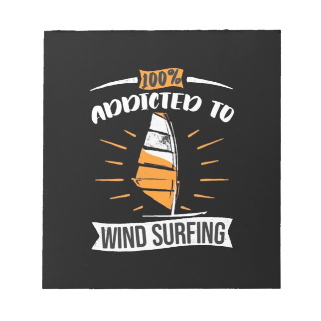 Für Windsurfen vorgesehen Notizblock (Vorderseite)