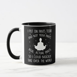 Für Yoga-Liebhaber, lustige Yoga-Meditation, Posen Tasse