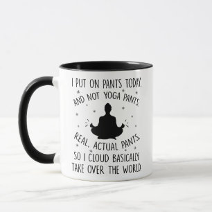 Für Yoga-Liebhaber, lustige Yoga, Yoga-Übungsgesch Tasse