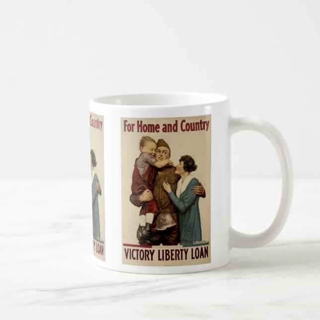 Für Zuhause und Land Kaffeetasse (Rechts)