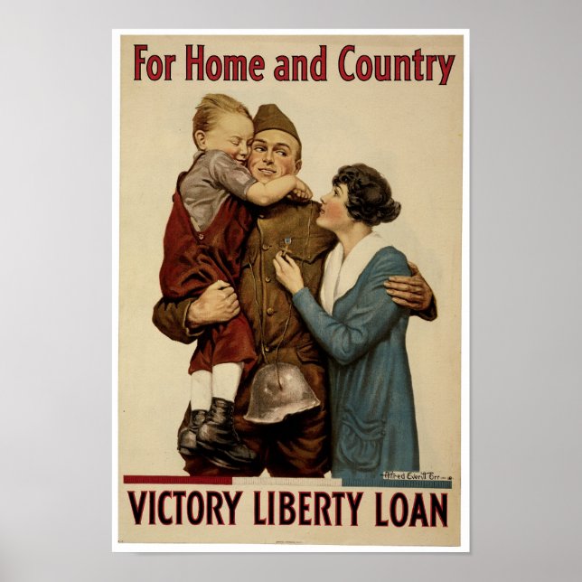 Für Zuhause und Land Poster (Vorne)