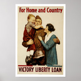 Für Zuhause und Land Poster