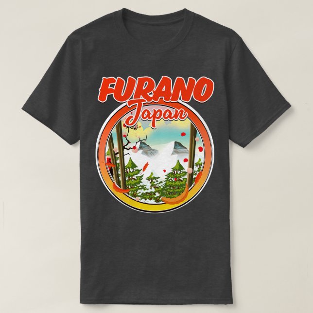 Furano Japan Reise T-Shirt (Design vorne)
