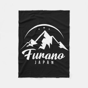 Furano Japan Ski Resort Snowboarden Fleecedecke