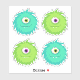 Furball Niedlich Monster Aufkleber