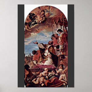 Fürbitte, Papst Gregory The Great (die Pest) Poster