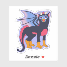 Furby Dragon Sticker