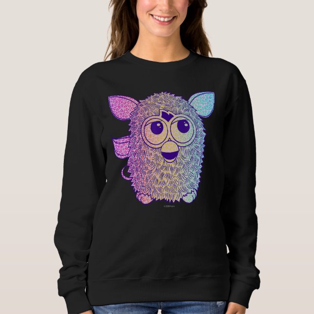Furby Gradient Portrait Sweatshirt (Vorderseite)