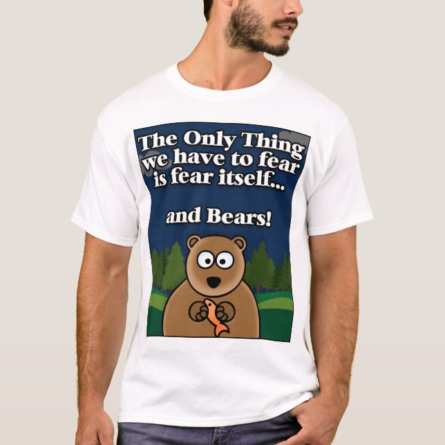 Furcht-Bären T-Shirt (Vorderseite)