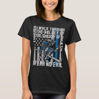 Furcht des Polizei-Kreuzfahrer-I kein Übel T-Shirt