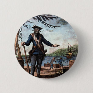 Furcht erregender Pirat Blackbeard! Button