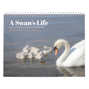 Furcht nicht die Schrift Swan Foto Calendar Kalender