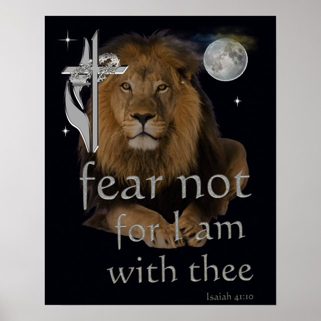 Furcht nicht, weil ich bei dir bin poster (Vorne)