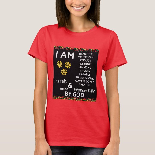 Furcht und wunderbar Made T - Shirt (Vorderseite)