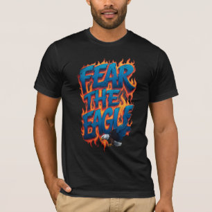 Furcht vor dem Adlerposter Fierce Bald Eagle T-Shirt