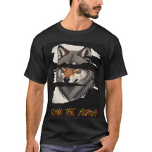 Furcht vor dem Aplha Classic-T - Shirt mit anständ