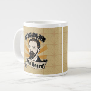 Furcht vor dem Bart, Funny Mustache Jumbo-Tasse