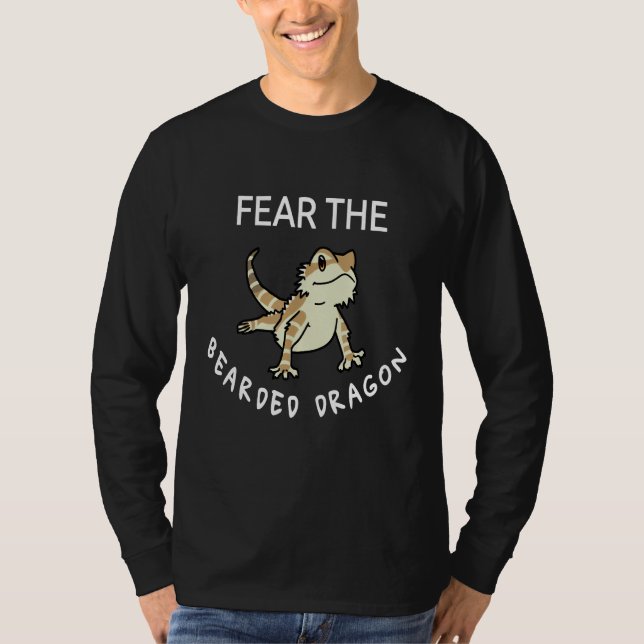 Furcht vor dem bärtigen Drachen T-Shirt (Vorderseite)