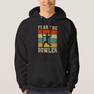 Furcht vor dem Bowler-Zitat für Ihr Cricket-Player Hoodie