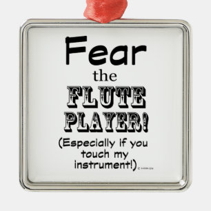 Furcht vor dem Flute Player Ornament Aus Metall