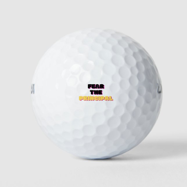 Furcht vor dem Grundsatz 2 Golfball (Vorderseite)