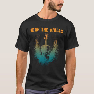 Furcht vor dem Violas Viola Player Jazz Music Orch T-Shirt