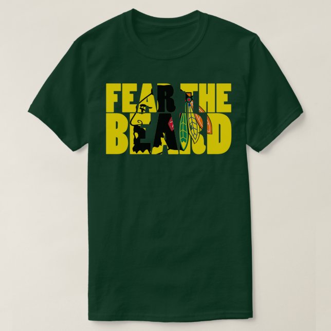Furcht vor den Bart Blackhawks 1 T-Shirt (Design vorne)
