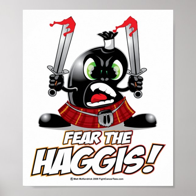 Furcht vor den Haggis Poster (Vorne)