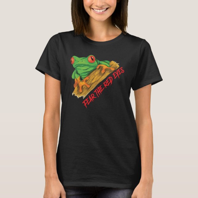 Furcht vor den roten Augen Mit Augen Baum Frog Aga T-Shirt (Vorderseite)