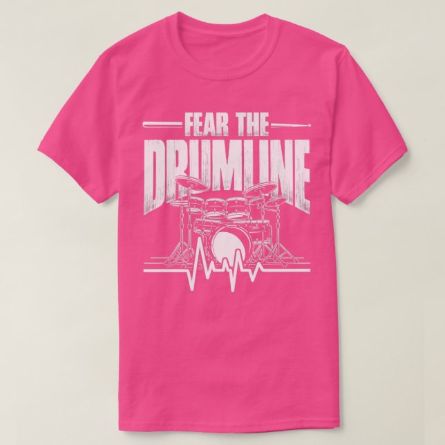 Furcht vor den Trommeln T-Shirt (Design vorne)