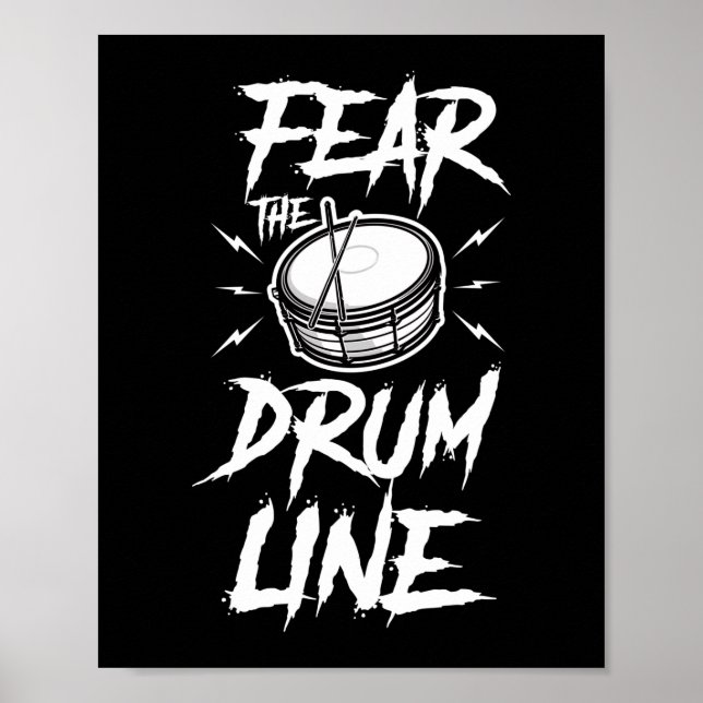 Furcht vor der Drumline-Marching-Band Poster (Vorne)