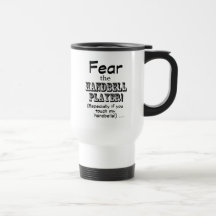 Furcht vor der Handbell Player Travel Mug