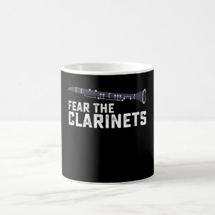 Furcht vor der Klarinettsklarinettsklarinette Kaffeetasse