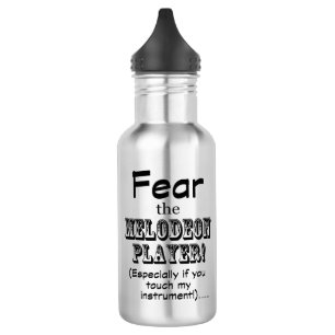 Furcht vor der Melodeon Player Wasserflasche