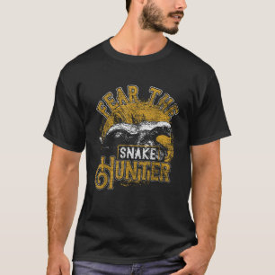 Furcht vor der Schlange Jäger Vintage Tiergeschenk T-Shirt