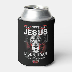 Furcht vor Jesus hat der Löwe von Juda triumphiert Dosenkühler
