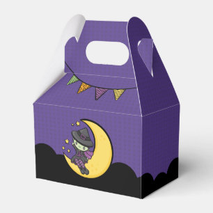 Furchtbar Niedliche Halloween-Hexe Geschenkschachtel