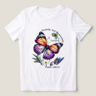 Furchtbar und wunderbar erschaffen Bibelzitat Tri-Blend Shirt
