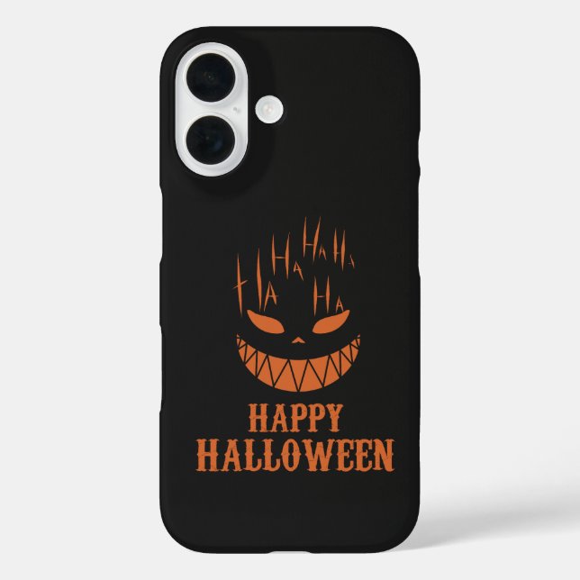 Furchtbarer Halloween-Horror iPhone 16 Hülle (Rückseite)