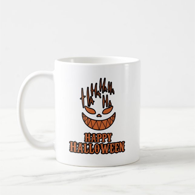 Furchtbarer Halloween-Horror Kaffeetasse (Links)