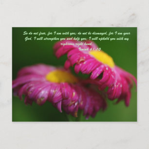 Fürchte also nicht, denn ich bin bei dir; nicht di postkarte