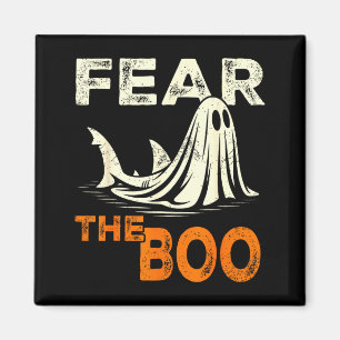 Fürchte das Buh – Geist-Hai-Kinder-Halloween-Kostü Magnet