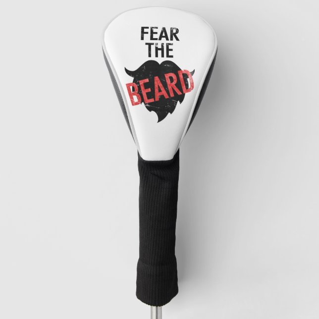 Fürchte den Bart  Golf Headcover (Vorderseite)