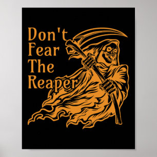 Fürchte den gotischen Todesgrimm-Sensenmann des Se Poster